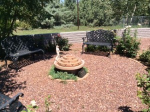 WMEA Meditation Garden at <span id=
